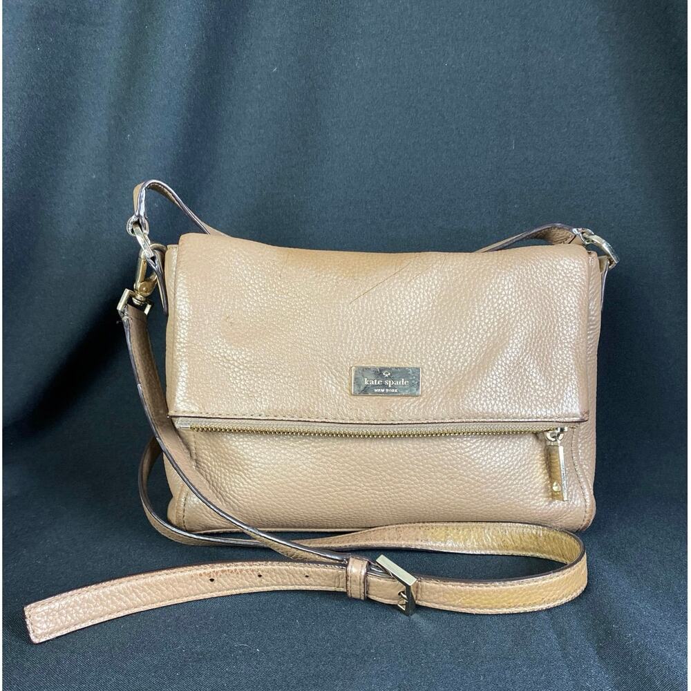 KATE SPADE Highland Place Maria Blush Pebble Leather SHOULDER Bag Crossbody